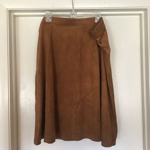 Faux Suede skirt